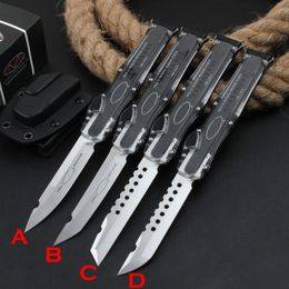 4 stijlen Marfione Custom H.a.l.o VI AUTO Mes Single-Action Blade, Aluminium + ABS Handvat, Camping Outdoor EDC Pocket Tool Tactische Combat Zelfverdediging Messen