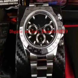 4 stijlen Heren superlatief horloge Hoge kwaliteit 40 mm Cosmograph Geen chronograaf Mechanisch roestvrij staal 316L SS Automatische Watches2817