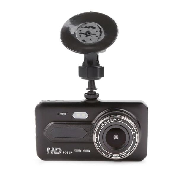 4 pantalla táctil coche DVR 1080P conducción dashcam 2Ch cámara de video doble lente 170 ° 120 ° ángulo de visión amplio visión nocturna g-sensor pa200p