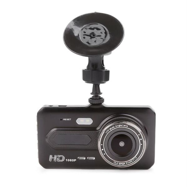 4 tactile Car DVR 1080p DRIVEDCAM 2CH VIDEO VIDEO CAME DOUBLE LENS 170 ° 120 ° de vue de vue Angle Vision nocturne G-Sensor PA3169