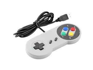 4 tipos de Super Game Controller SNES con cable Gamepad clásico Joystick Joypad para PC MAC Juegos para Win98 / ME / 2000/2003 / XP / Vista