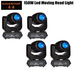 4 Unit 150W Spot LED Moving Head Light Strobe Professional 1416 Channel 150W AC 100240V geluid Actief voor KTV Club5727548