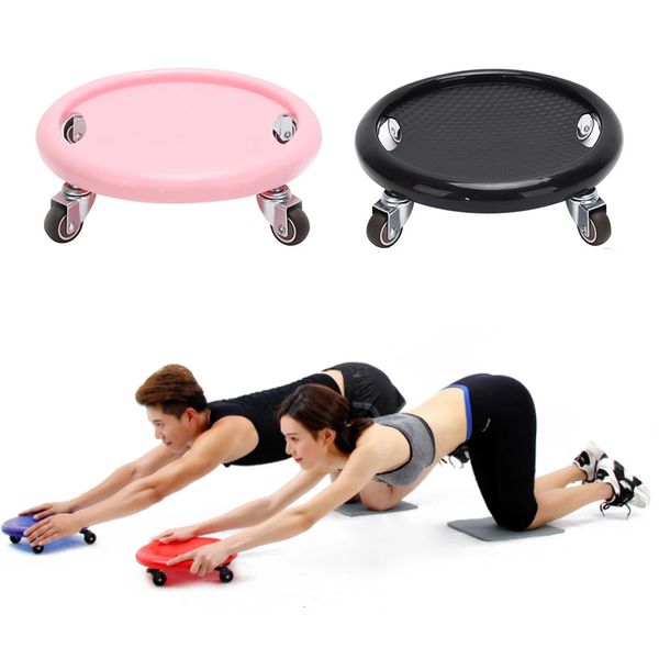 4 ruedas Ab Placa deslizante Fitness Roller Disc Hombres Mujeres Ejercitador de músculos abdominales Ejercicio de culturismo en casa Gimnasio Abs Trainer 231220