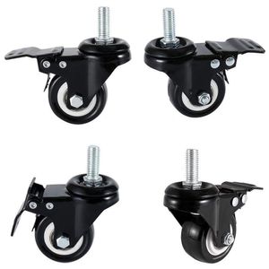 4 x Casters 50mm Swivel Castor Wheels Trolley Furniture Caster Heavy Duty