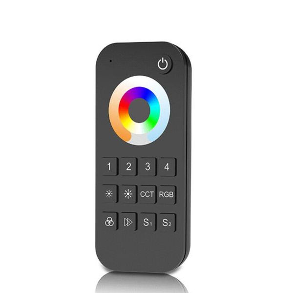 Roue tactile ultra-mince universelle RF 2.4G, 4 zones, télécommande RT10, applicable à Skydance RGB + CCT LED de contrôle pour bande RGB + CCT