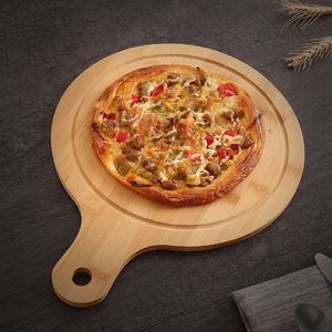 40 * 24 * 1cm Blocs à découper en bambou 33 * 18 * 1cm Pas de planches à découper en bois Pizza Pains aux fruits Assiette Bambou-Bloc à découper Cuisson Planche à pain Outil Aucune déformation de fissuration