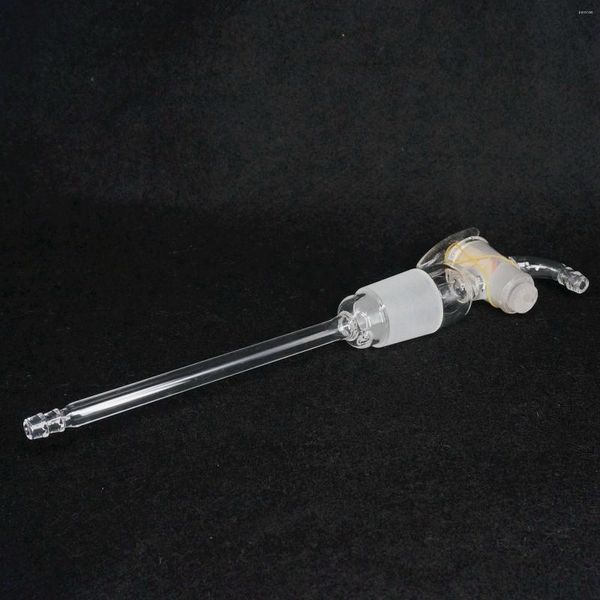 40/38 junta 20 cm tubo de vidrio de borosilicato adaptador de polvo de laboratorio llave de paso para evaporador rotatorio