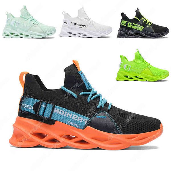 40-44 Moins cher non-marque hommes femmes chaussures de course lame chaussure respirante triple noir blanc lac vert volt orange jaune baskets pour hommes en plein air