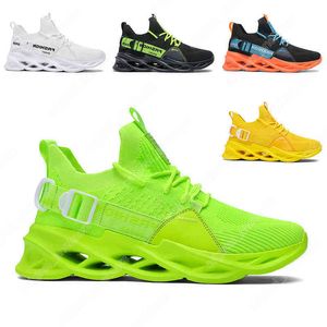 40-44 Hoge Kwaliteit Niet-Merk Mannen Dames Running Schoenen Blade Ademend Schoen zwart White Lake Green Orange Yellow Mens Trainers Buitensporten