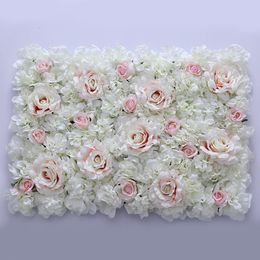 40 * 60 cm kunstmatige rose Hydrangea hortensia bloem muur voor bruiloft fase en achtergrond decoratie freeshipping 2019