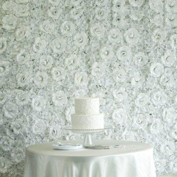 40*60 cm noir or fête bricolage artificielle rose fleur mur soie fleur panneau toile de fond arc mariage marché maison occasion décoration fête décoration