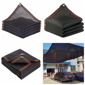 40 ~ 90% Black HDPE Anti-Uv Sun Shade Net Gazebo Gazebo Canopy Sun Cover Cover Agricultura Sunshade Net 240419