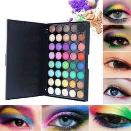 40 couleurs mat fard à paupières Palette paillettes ombre à paupières imperméable longue durée maquillage Palette miroitant mode femmes beauté yeux 240116