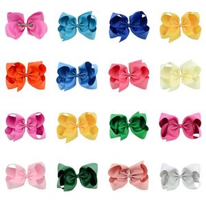 40 couleurs 6 pouces Baby Ribbon Bow Clips épingle à cheveux pour enfants Girls Bowknot Barrette Kids Hair Boutique Bows Enfants Accessoires de cheveux 6846620