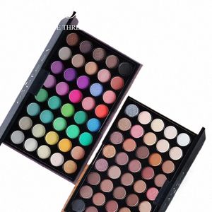 40 couleurs ombre à paupières plaque maquillage pigment mat lumineux imperméable paillettes miroitant cosmétique fard à paupières palette maquillage Y3GQ #