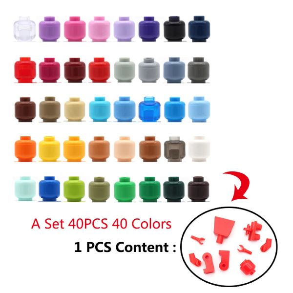 40 couleurs mélangées vide sans imprime mini-poupées