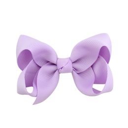 40 couleurs ruban bande arc cheveux bec de canard épingles à cheveux solides pour bébé ruban gros-grain arcs pinces à cheveux boutique à la main chapeaux filles enfants accessoires de cheveux 2822