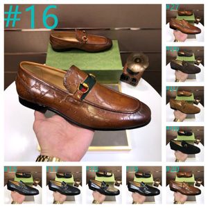 40 modèles Designers G Italian Men Dress Chaussures 2024 Oxford Oxford Great Leather Moccasins Men Designer Loafers Chaussures Men Classic High Quality Office Taille 38-46
