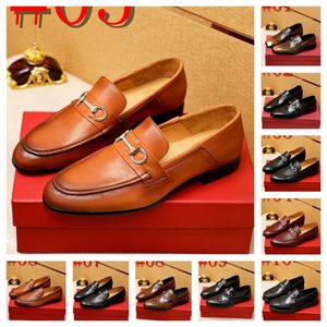40 modelo de cuero genuino zapatos de cuero de primavera de cuero de cuero diseñador de mocasines pisos nuevos zapatos casuales de alta calidad para hombres que conducen zapatos talla 38-46