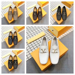 40 Model Italiaanse stijl heren designer loafers schoenen zwart comfortabele mode luxe kleding schoenen heren leren schoen suède loafers groot maat 38-46