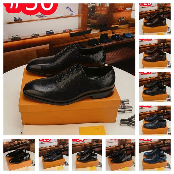 40 modèle hommes mocassins chaussures bout carré Slip-On hommes chaussures habillées livraison gratuite affaires Zapatos Hombre Vestir taille 38-46