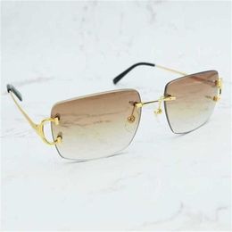 40% de réduction sur les lunettes de soleil de luxe pour hommes et femmes 20% de réduction sur les lunettes de soleil surdimensionnées sans monture en verre vintage pour hommes et femmes