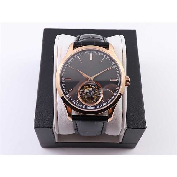 40% de réduction sur montre Montre AX Mens 1662451 Série CAL798 Tourblon automatique 42 mm d'épaisseur 13 mm Réserve de marche 45 heures Bracelet en cuir artisanal avec miroir saphir