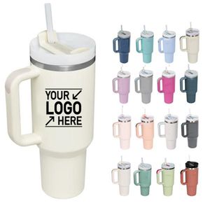 Tasse de voyage en acier inoxydable réutilisable à 40 oz avec du thé glacé ou du café, smoothie et plus HSK010