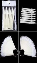 40 PCS Sticks à ongles Clean Sticks Nail Sticks Stiletto Couleur d'ongles