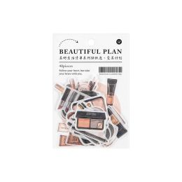 40 PCS / Set Sweet Beautiful Life List Cosmetics Washi Paper autocollants Scrapbooking DIY Journal Stationry Sticker Ins Deco Cadeau