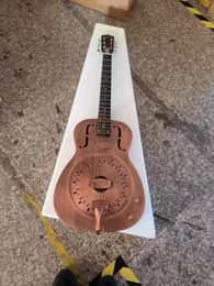 40 "18 série Jonathan Resonator Guitare guitares résophoniques dobra rare-guitar 1856EF cuivre antique O Style laiton Corps Guitare électrique