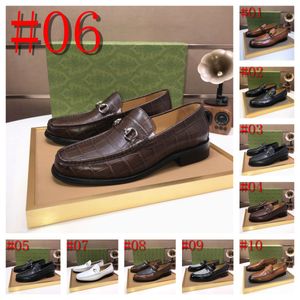 40 estilo Zapatos casuales de cuero genuino de alta calidad Mocasines para hombre 21SS Slip-On Mocasín Zapatos de conducción Negro Rojo Boda DISEÑADORES FORMALES VESTIR HOMBRES Zapatillas de deporte Tamaño 6.5-12