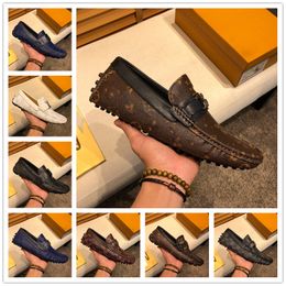 40 stijl luxe merkontwerper heren loafers echt leer suède heren casual schoenen mocassins instapper bootschoenen mode kwast rijden flats maat 38-46