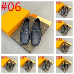 40 stijl topkwaliteit merk formele kleding schoen voor zachte mannen zwarte lederen schoenen puntige neus zakelijk oxfords casual maat 38-46