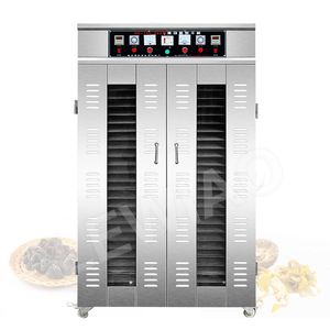 Deshidratador de hierbas con control digital, máquina secadora de sésamo, acero inoxidable 304, Material de bandejas de calidad alimentaria, 40 bandejas