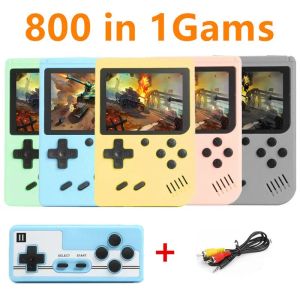 400/500/800 dans 1 jeu vidéo rétro Player Soutenir deux joueurs 8 bit 3,0 pouces LCD coloré mini console de jeu macaron de poche