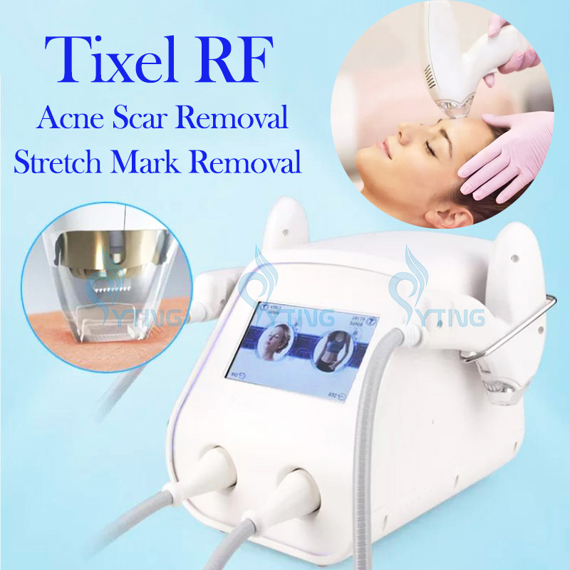Máquina fracionária de microagulhamento Tixel RF de 400 graus Rejuvenescimento da pele Remoção de cicatrizes Tratamento de acne Remoção de estrias