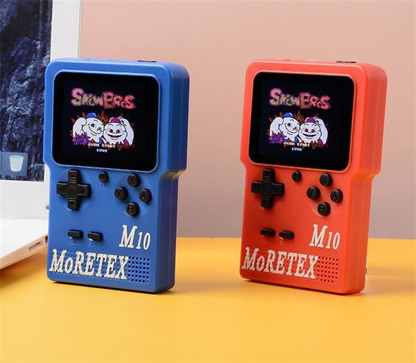 Consola de videojuegos portátil 400 en 1 Diseño retro de 8 bits - Admite dos jugadores Cable de salida AV incluido