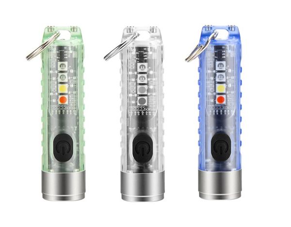 Linterna LED SST20 de 400 lúmenes, linterna táctica USB recargable, 5 modos, potente pluma brillante, luces de antorcha para SOS, Camping al aire libre y caza