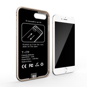 4000 mAh pour iPhone 6 Plus 6S Plus Battery Charger Cover 5,5 pouces COUVERTURE DE SAUVEUR SMART POWER BANK BATTERIE