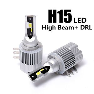 40000LM Canbus H15 LED Lamp 3570 CSP Auto Koplamp Grootlicht DRL Dag Rijden Running Light 120 W Auto lamp Voor VW Audi BMW 12 V