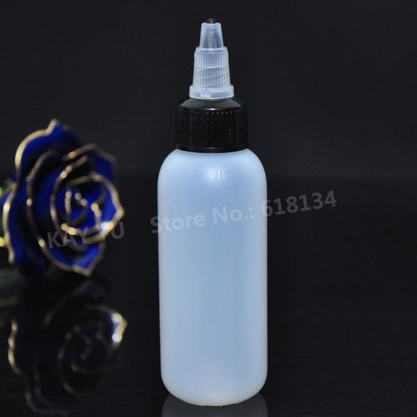 4000pcs Nouveau type 60ml 2OZ Twist Cap Bouteille en plastique HDPE vide en gros