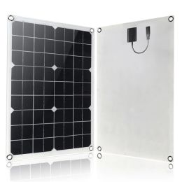 4000W Panneau solaire Inverter12V à 110 V / 220V Panneau solaire Contrôleur de charge de batterie Kit d'onduleur solaire Génération d'alimentation complète