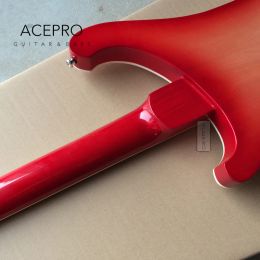 4003 Guitare basse électrique Cherry Sunburst, pont réglable de mise à niveau disponible, pickguard blanc, haute qualité, livraison gratuite