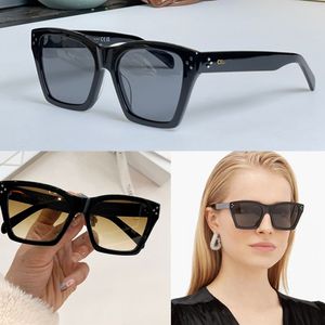 40041 Lunettes de soleil carrées de styliste pour femmes, série Triumphal Arch, lunettes de soleil en acétate de luxe français, lunettes de soleil décontractées pour femmes