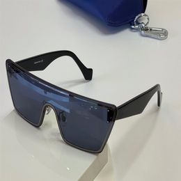 40042U Fashion Nouvelles lunettes de soleil Square à demi-cadre Lunettes simples Men Business Style Lens Lens Laser Top Quality UV400 Protection215T