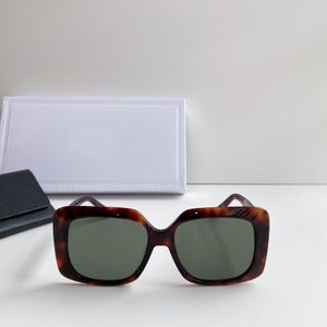 40096 Oversize rechthoekige zonnebril voor vrouwen Havana Green Sun Glazen Designers Zonnebril Occhiali da Sole Sunnies UV400 Eyewear met doos