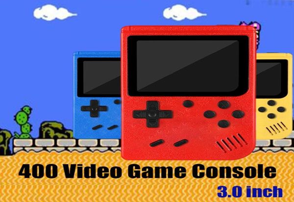 Consola de videojuegos de 400in1 NES RETRO 8bit Design 30 pulgadas LCD 400 Juegos clásicos admite un jugador AV Salida Pocket8889280