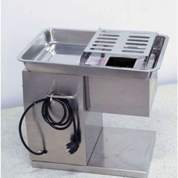 Machine de découpe de viande multifonctionnelle en acier inoxydable, 400 KG/H, commerciale, électrique, pour trancher la viande, prix