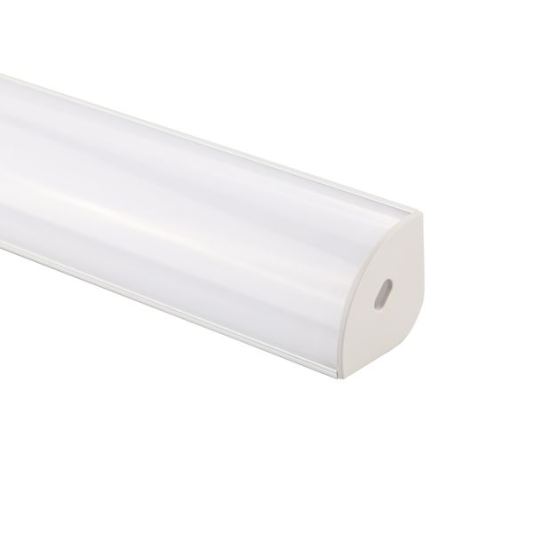 Boîtier de lumière de barre de LED Profilé d'extrusion d'aluminium à 90 degrés Canal d'angle éclairé par bord de profil LED pour bande